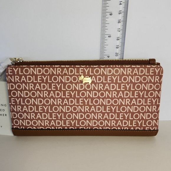 RADLEY London Genuine Leather Bi-Fold Wallet with Bonus Dust Cover - NWT - Picture 8 of 8